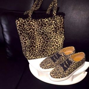 REPORT LEOPARD SNEAKERS -ROWDY SZ 9